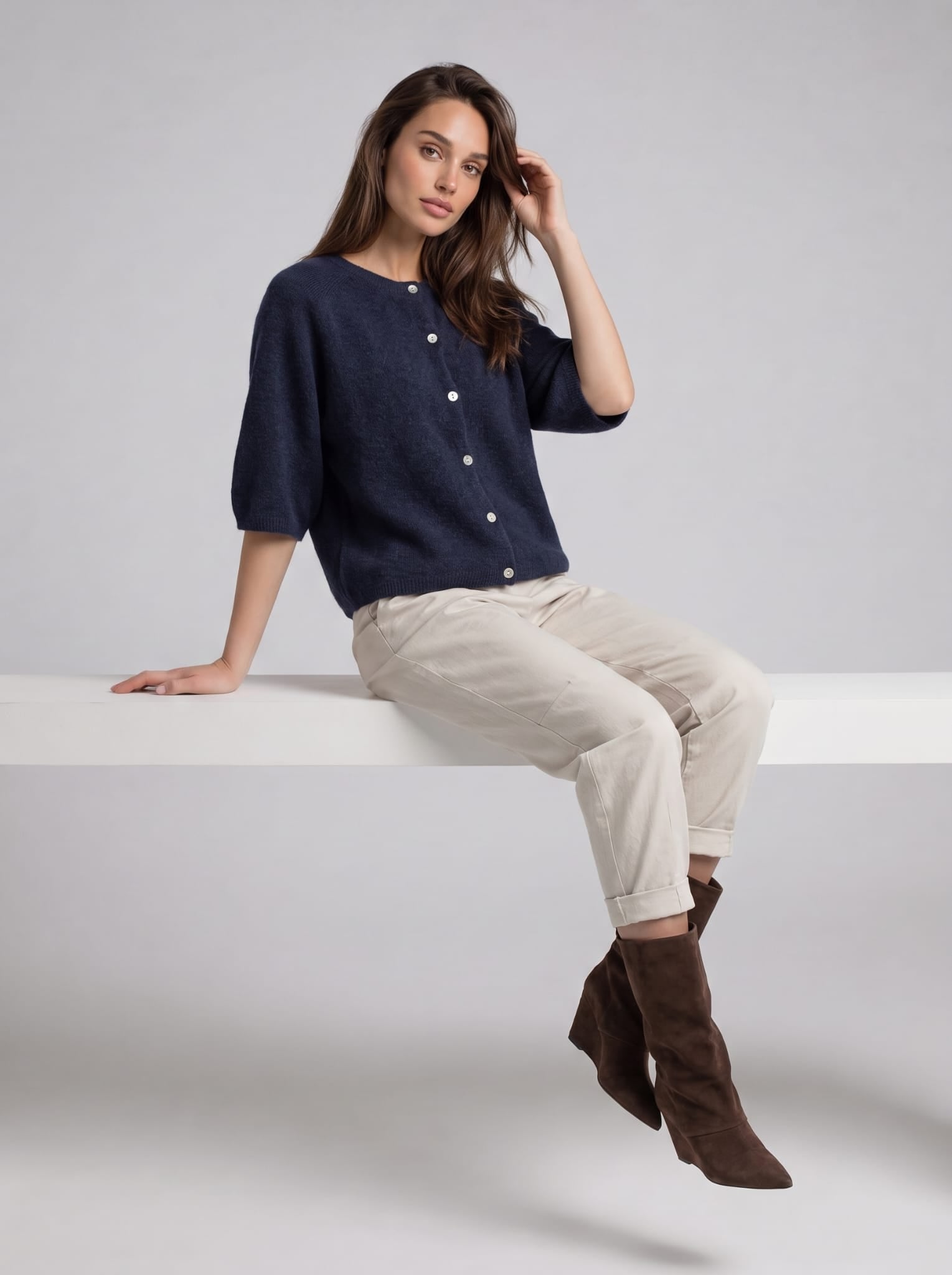 Cardigan Evania – Blu Cardigan donna