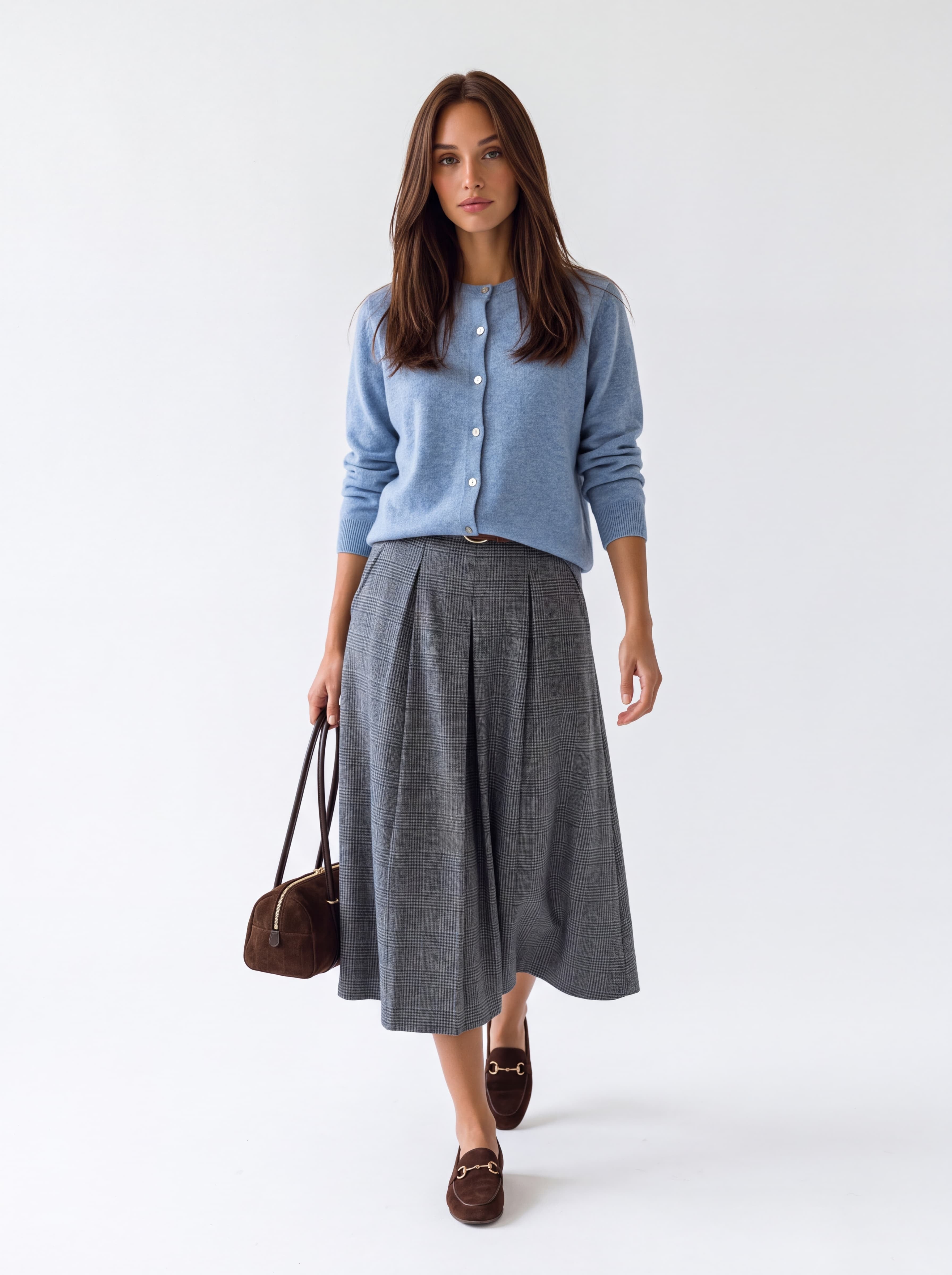 Cardigan Vivienne – Celeste Polvere Cardigan donna