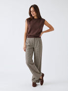 Smanicato Aveline - Cacao Maglia donna