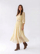 Abito Zaira - Giallo pois donna