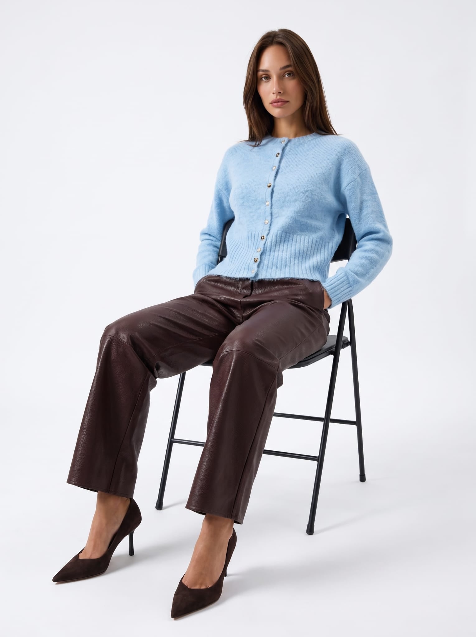 Cardigan Elvira - Azzurro Maglia donna