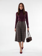 Tailleur Mazarine – Taupe / Bordeaux Tailleur donna