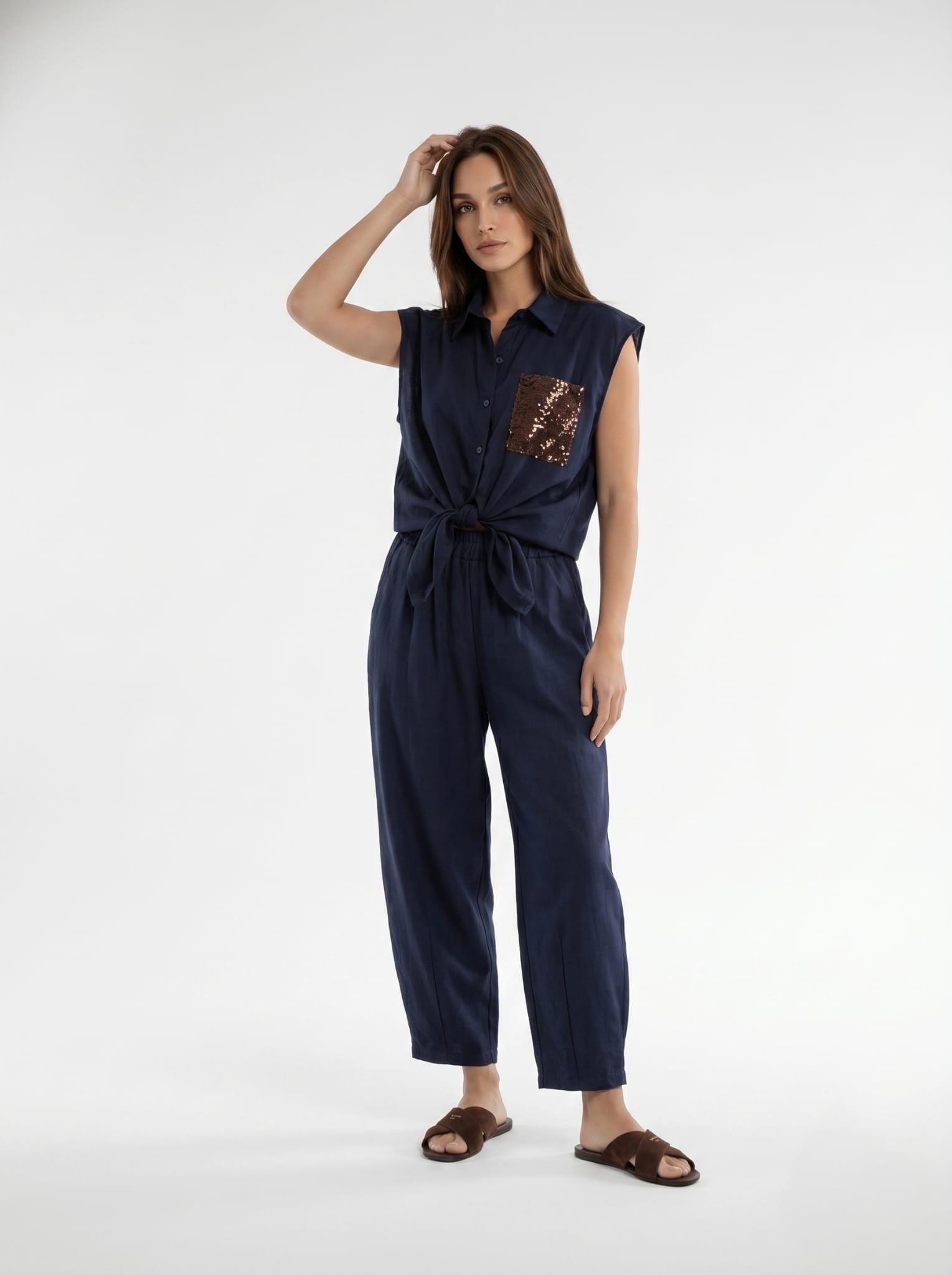 Coordinato Penelope - Blu donna