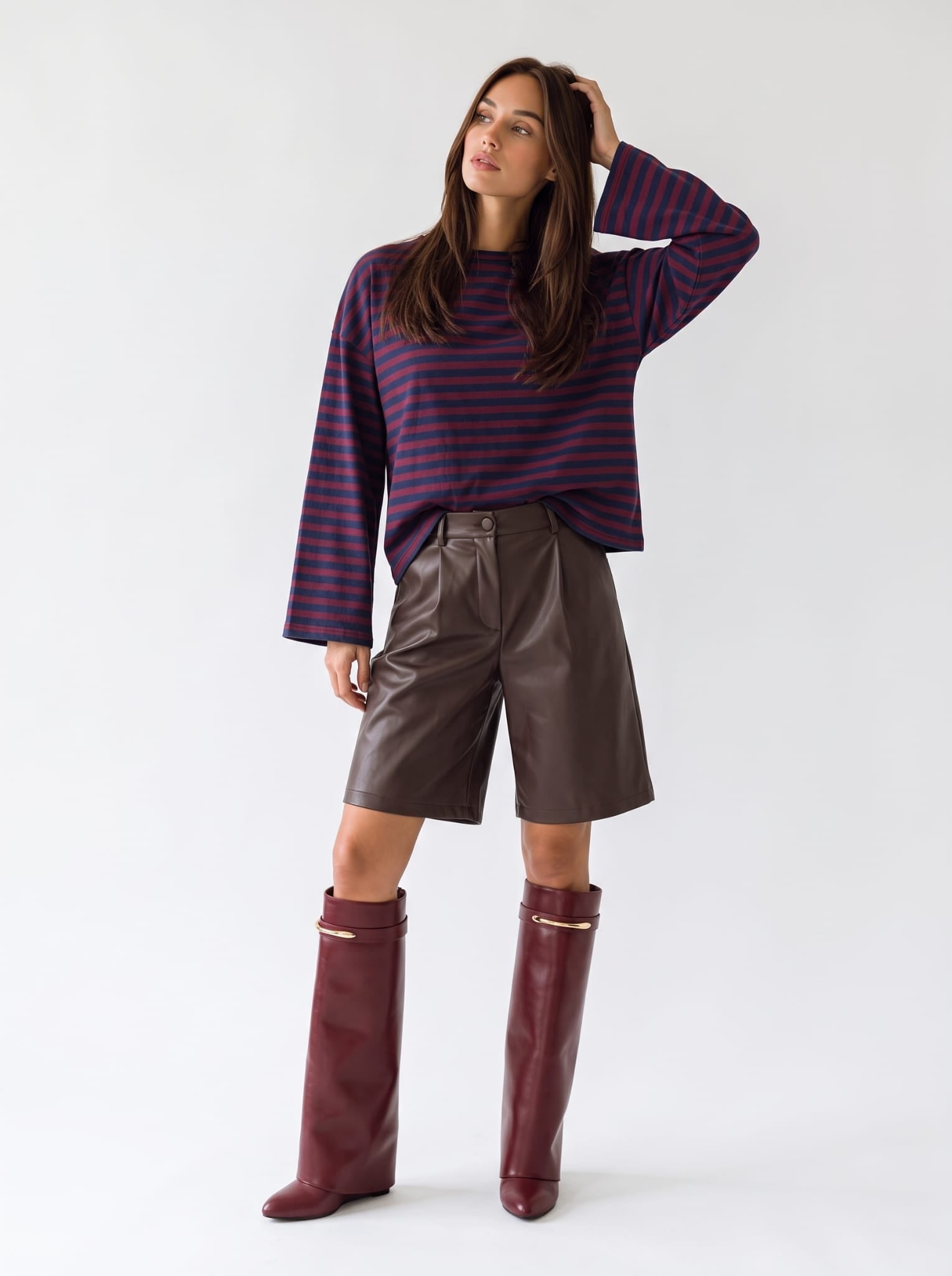 Bermuda Aline – Testa di Moro Pantalone donna