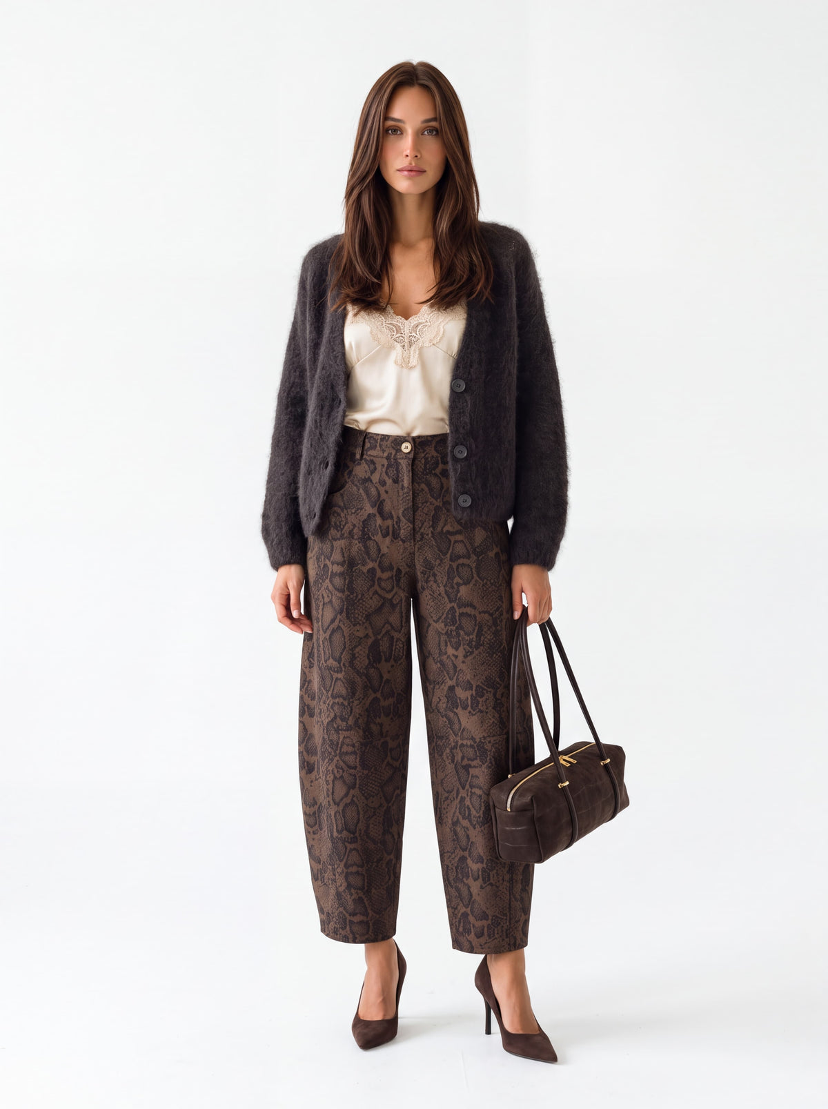 Cardigan Margaux – Testa di moro Cardigan donna
