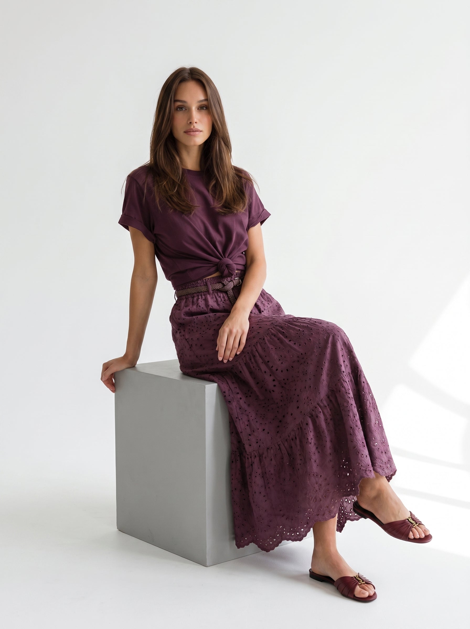 Gonna Isabella - Borgogna donna