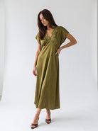 Abito Elsa - Verde olio Abito donna
