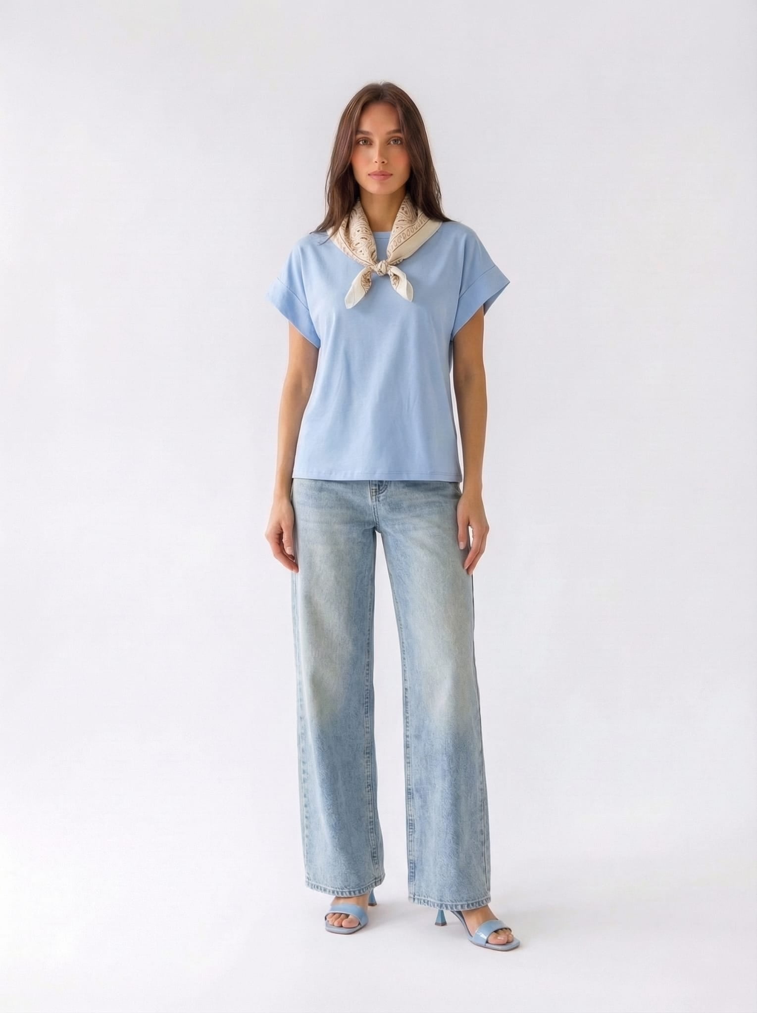 T-shirt Kaelis - Azzurro donna