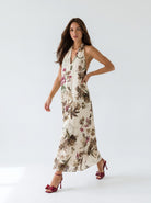 Abito Daphne - Fantasia magenta donna