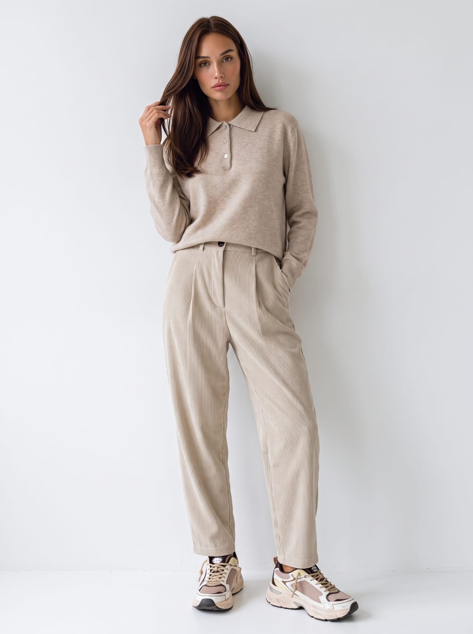 Pantalone Xanthe – Burro Pantalone donna