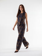 Coordinato Ariane – Blu Notte/Bronzo Coordinato donna