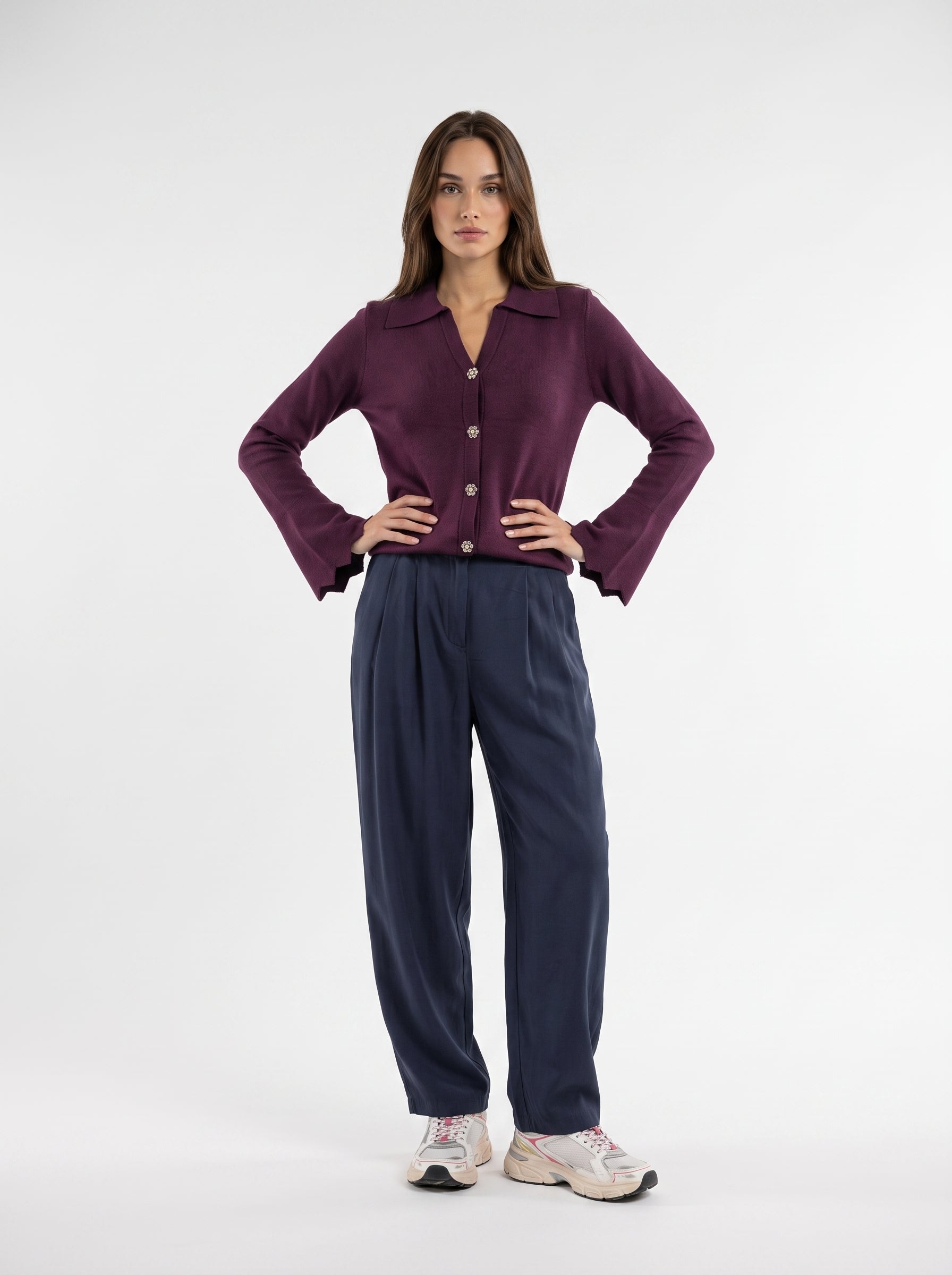 Pantalone Nerissa - Blu Pantalone donna