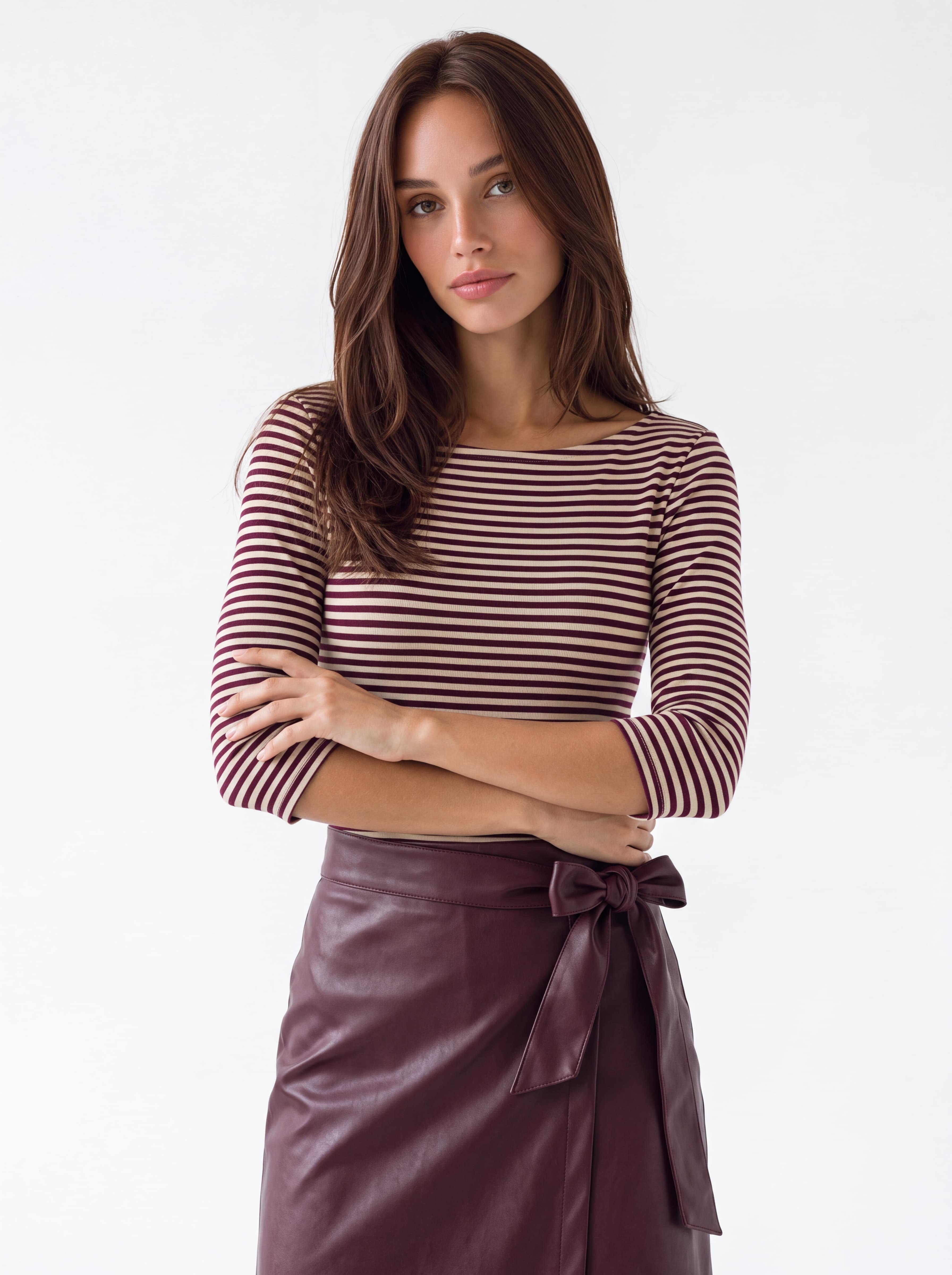 T-Shirt Maëlle – Bordeaux T-Shirt donna