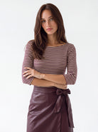 T-Shirt Maëlle – Bordeaux T-Shirt donna