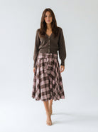 Stella – Cardigan in alpaca morbido Cioccolato donna