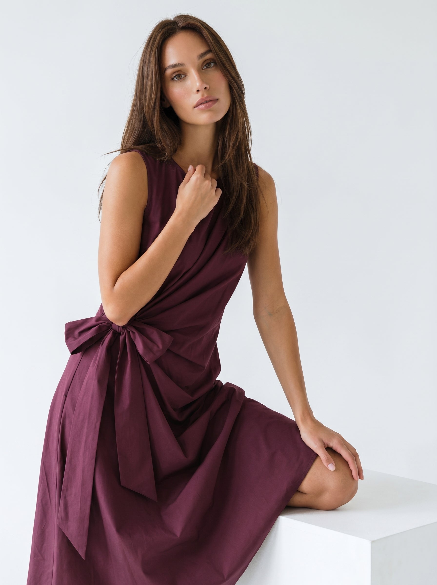 Abito Vivienne - Bordeaux donna