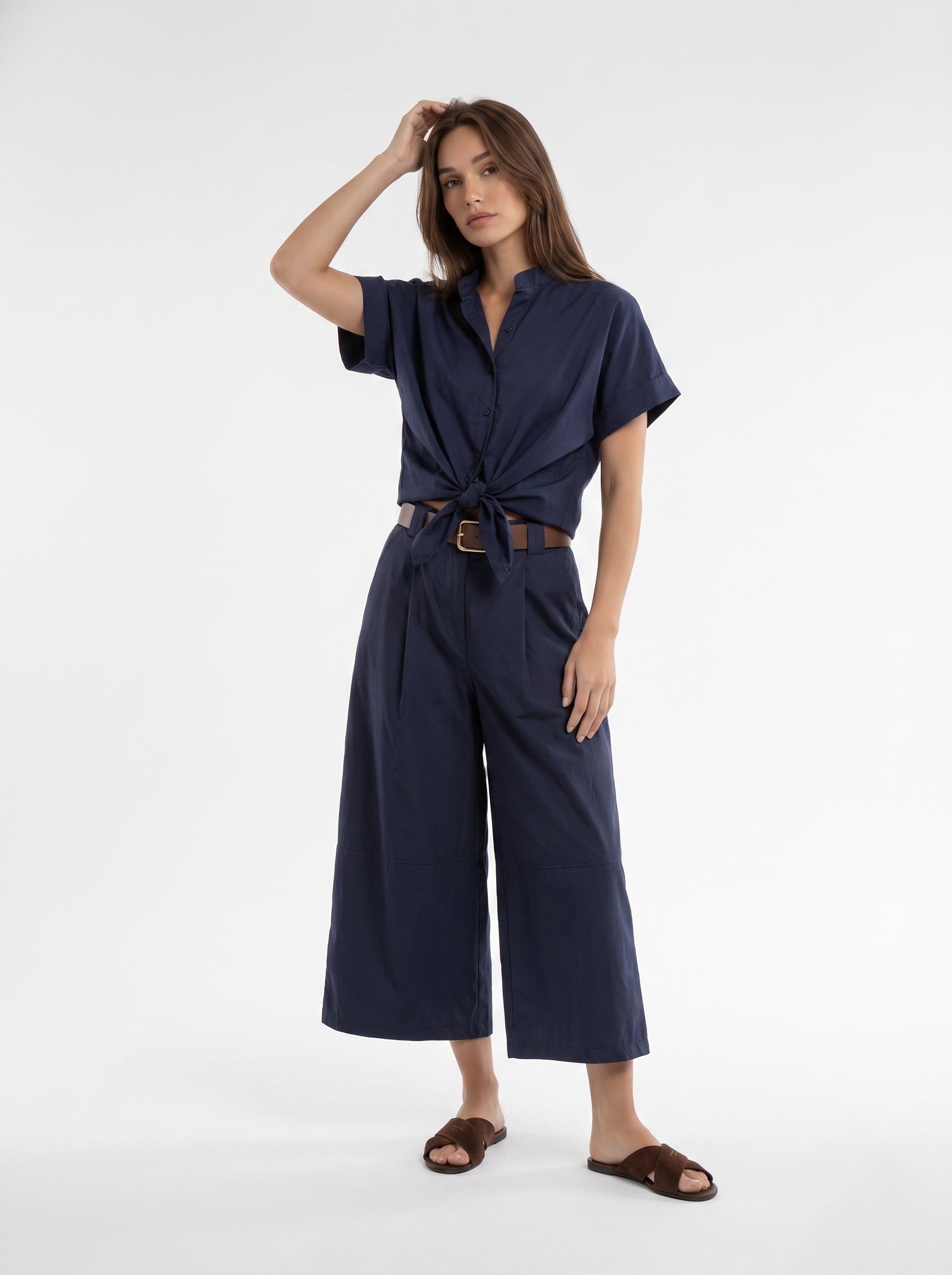 Pantalone Audrey - Blu donna