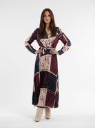 Abito Nerine – Fantasia Equestre Bordeaux/Blu Abito donna