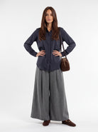 Pantagonna Isadora – Principe di Galles Grigio Pantalone donna