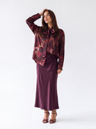 Camicia Théa – Bordeaux Camicia donna
