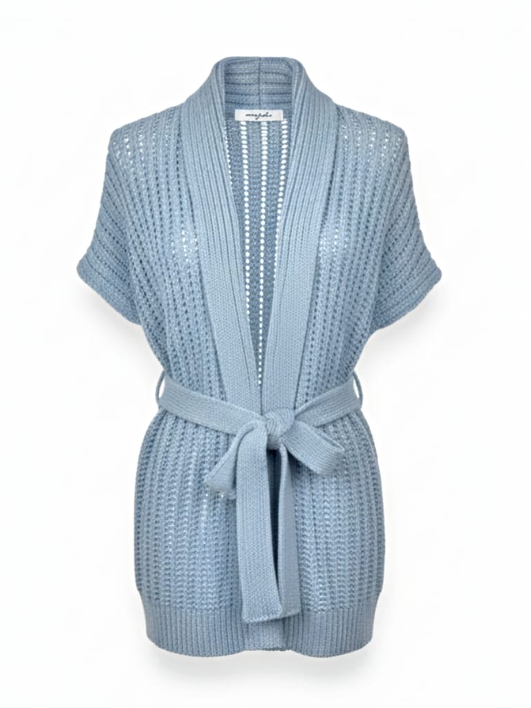 Isabella – Gilet morbido in lana Carta da Zucchero donna