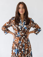 Abito Lyra - Marrone Multicolor Abito donna