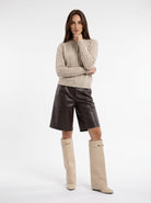 Cardigan Léonie - Beige Cardigan donna