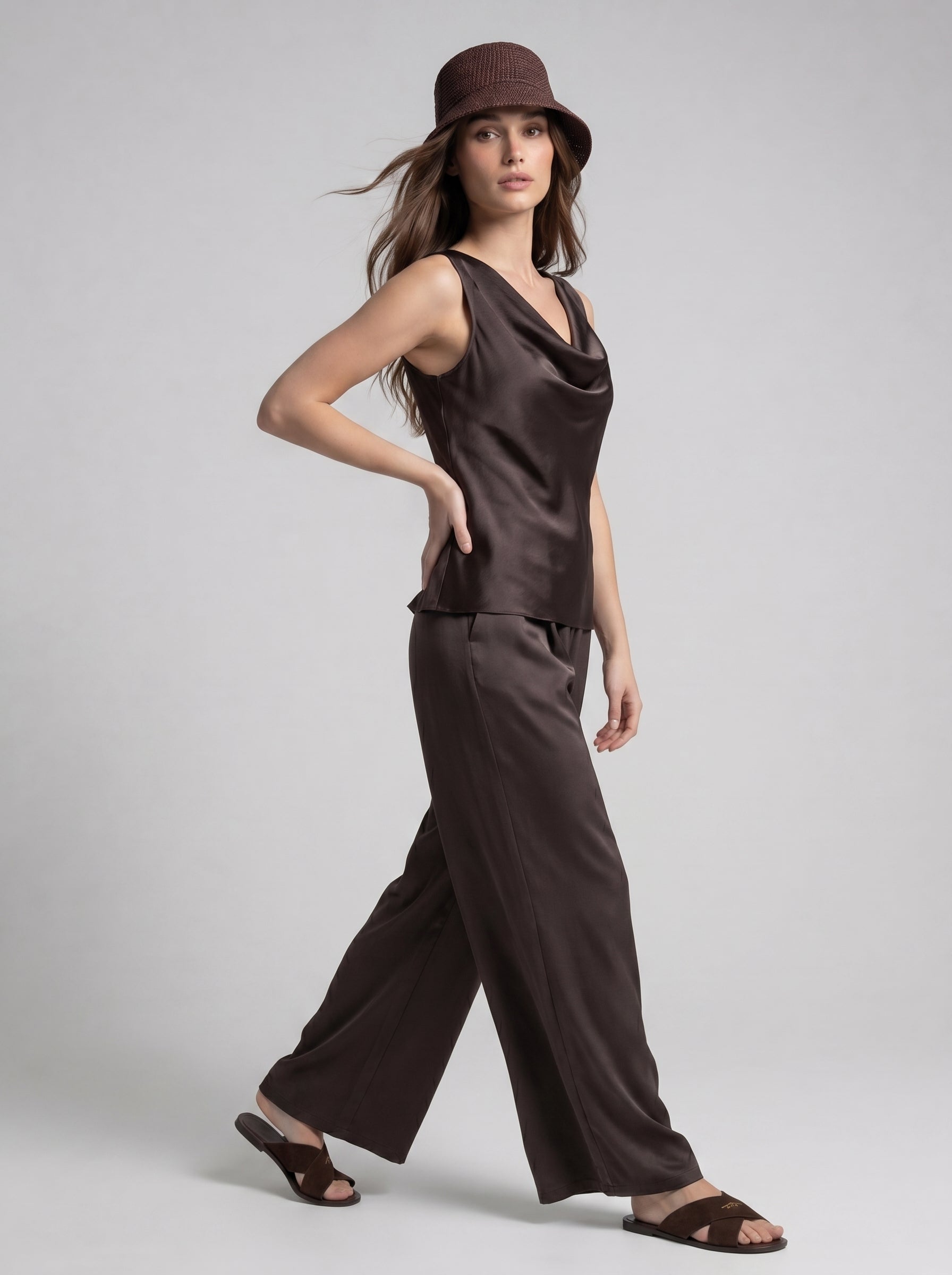 Coordinato Aurora - Marrone donna