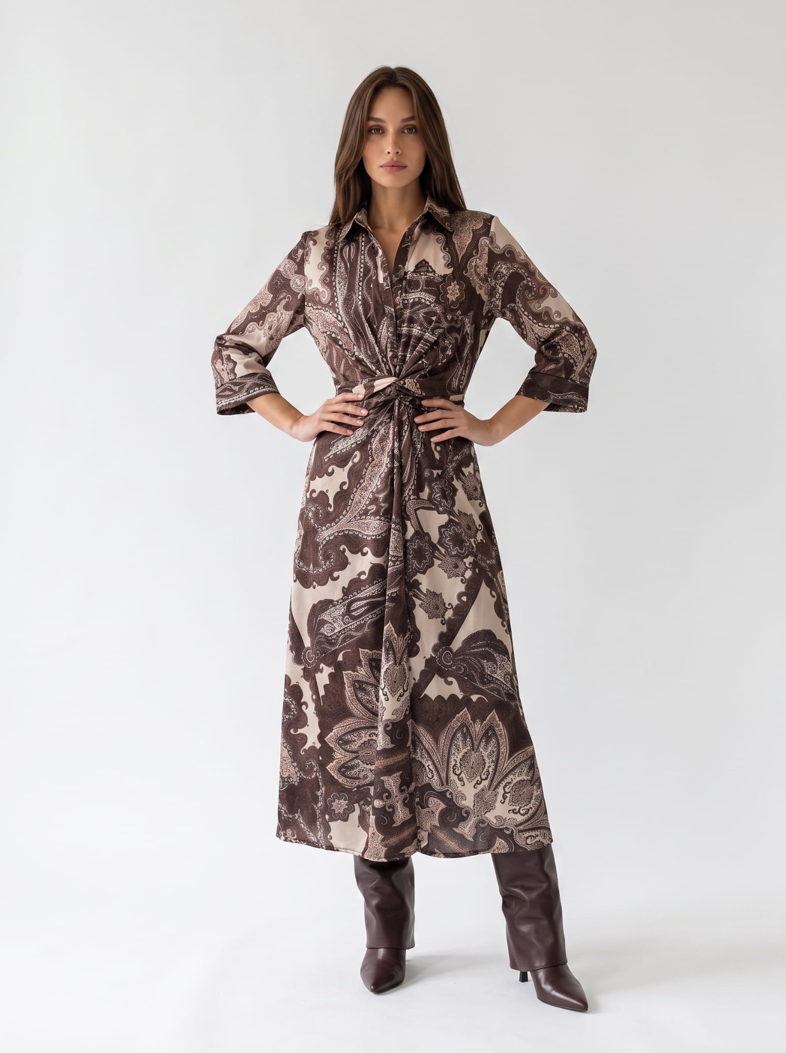 Abito Dalia - Marrone Abito donna