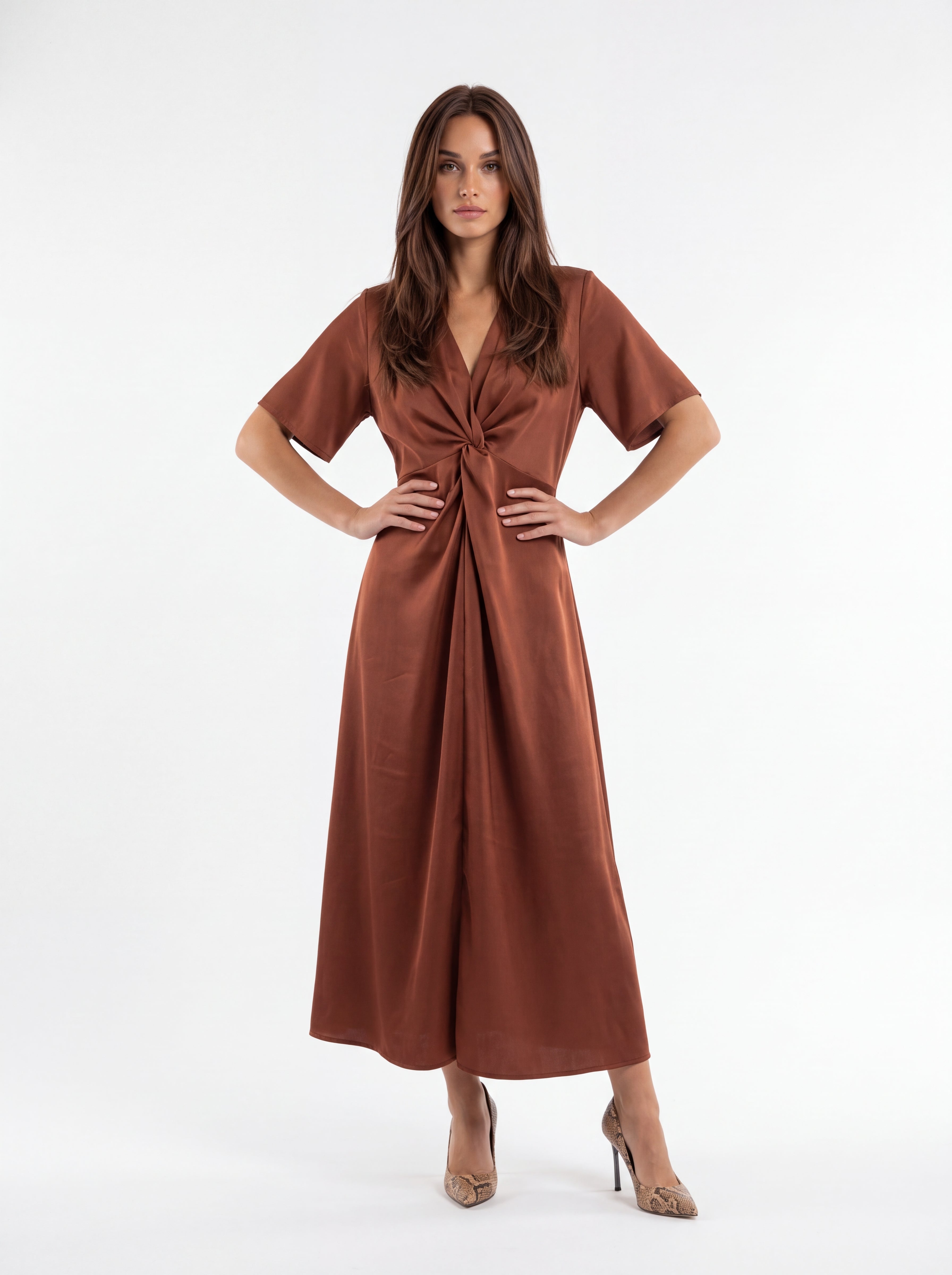 Abito Anna - Ruggine Abito donna