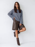 Bermuda Aline – Testa di Moro Pantalone donna