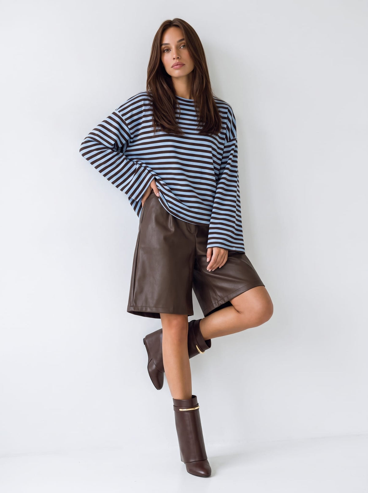 Bermuda Aline – Testa di Moro Pantalone donna