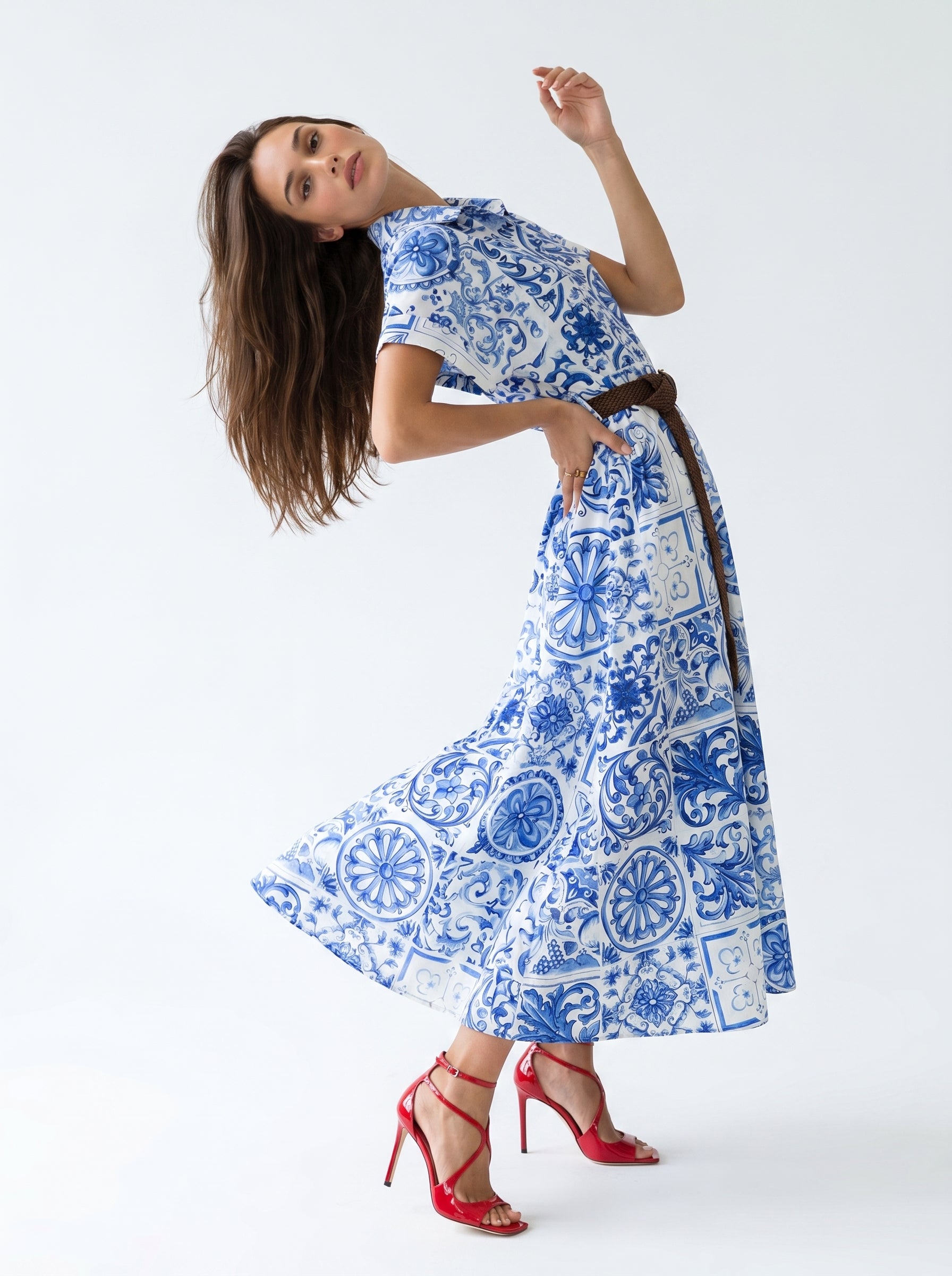 Abito Rachele - Amalfi Blu donna