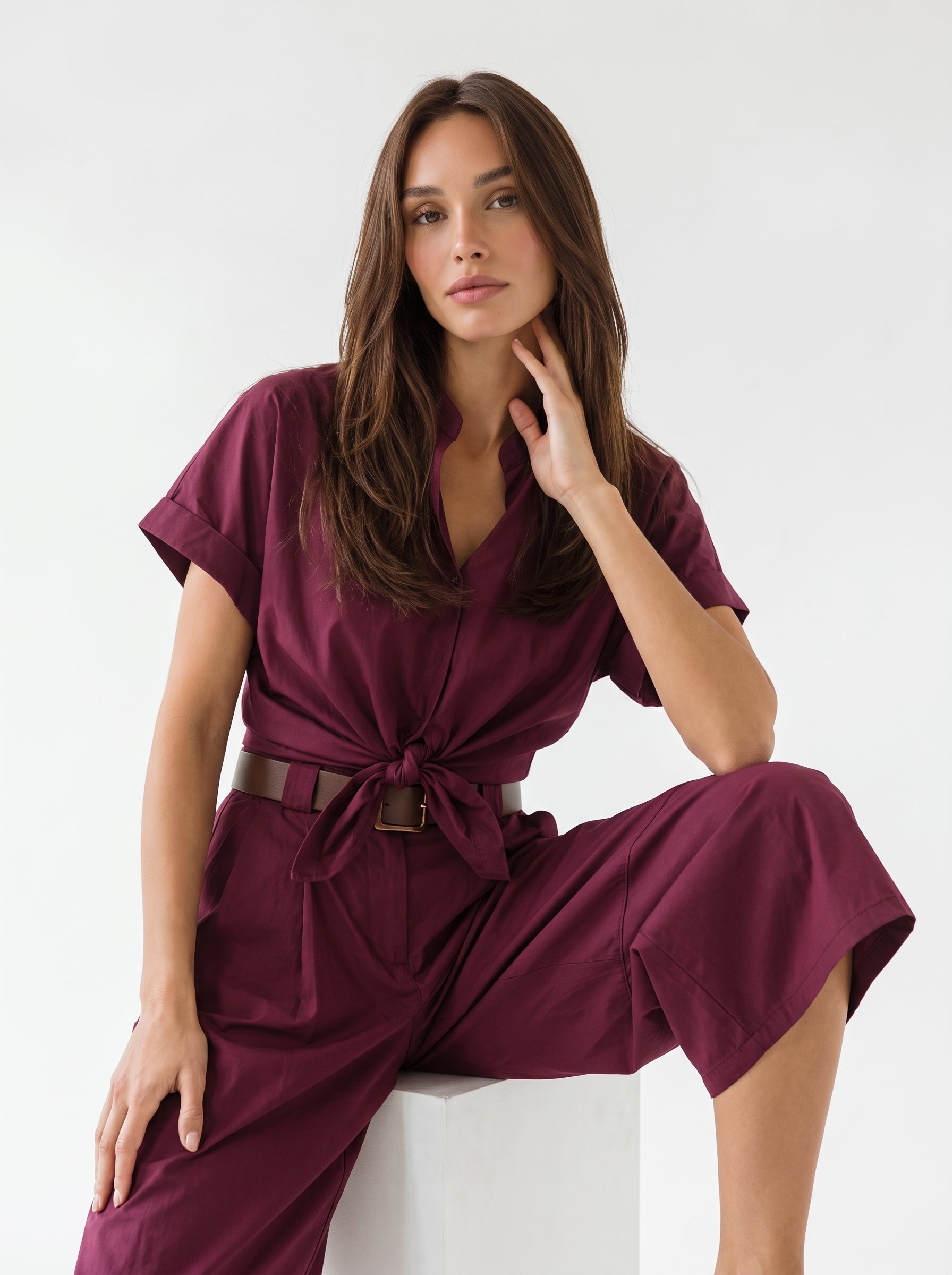 Camicia Odessa - Bordeaux donna