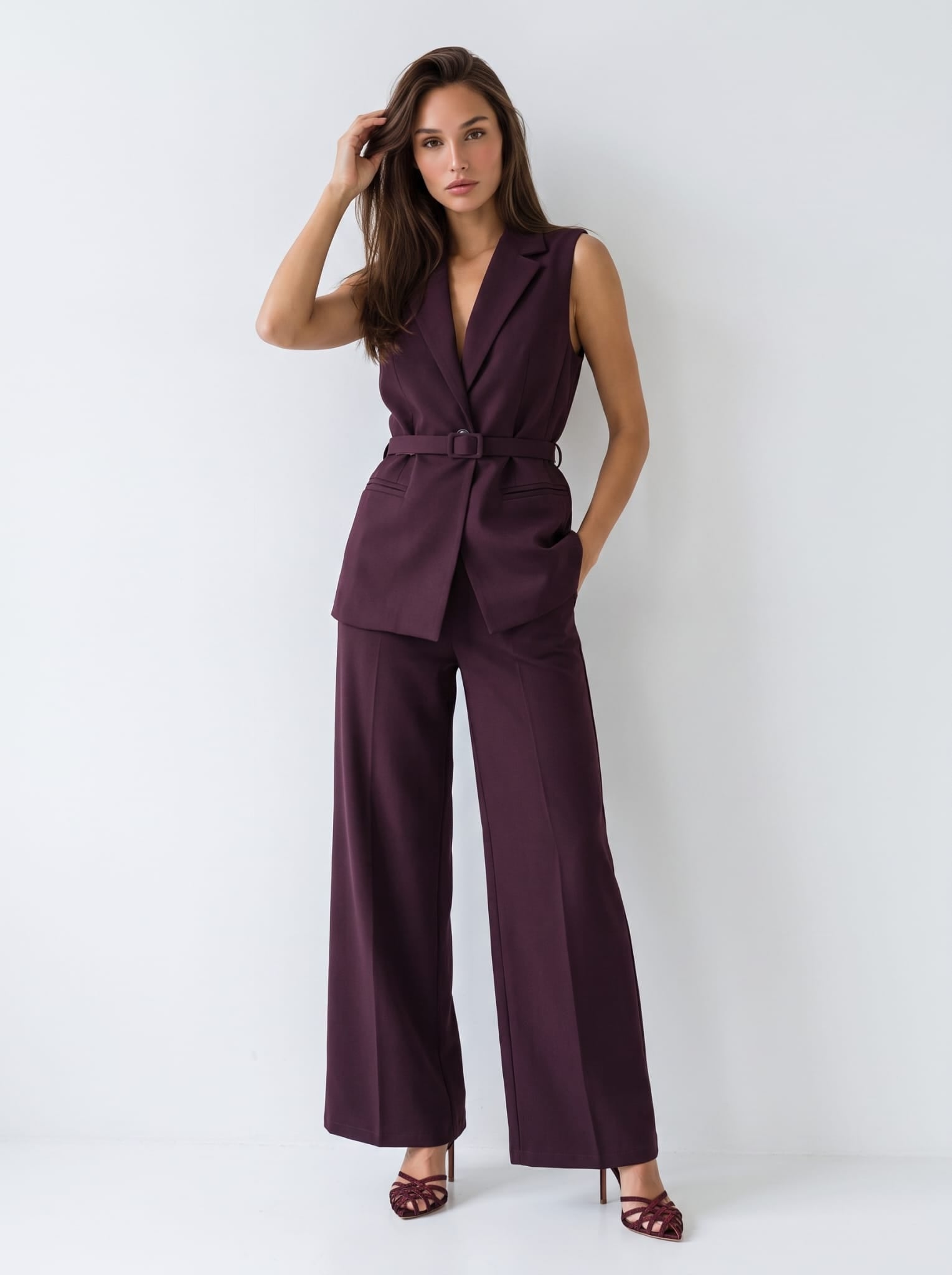 Tailleur Elettra - Borgogna Tailleur donna