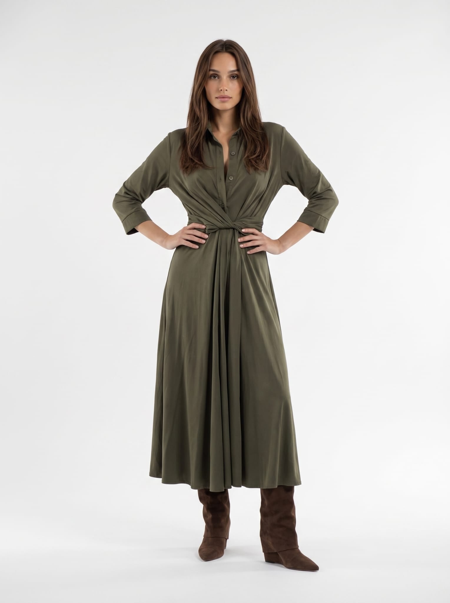 Abito Lyra - Verde Militare Abito donna