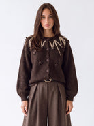 Cardigan Amarante – Marrone Mélange Cardigan donna