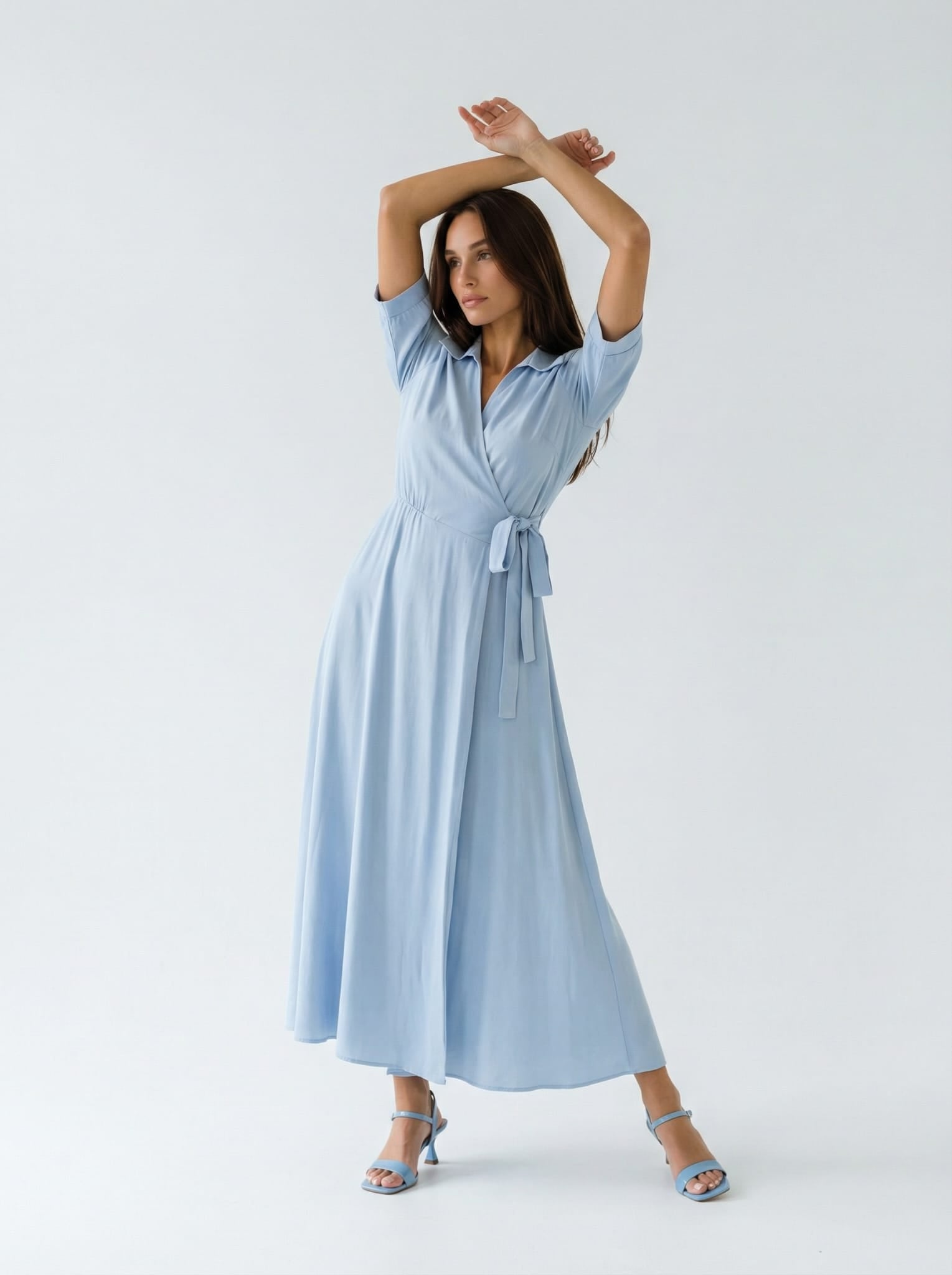 Abito Ginevra - Azzurro polvere donna