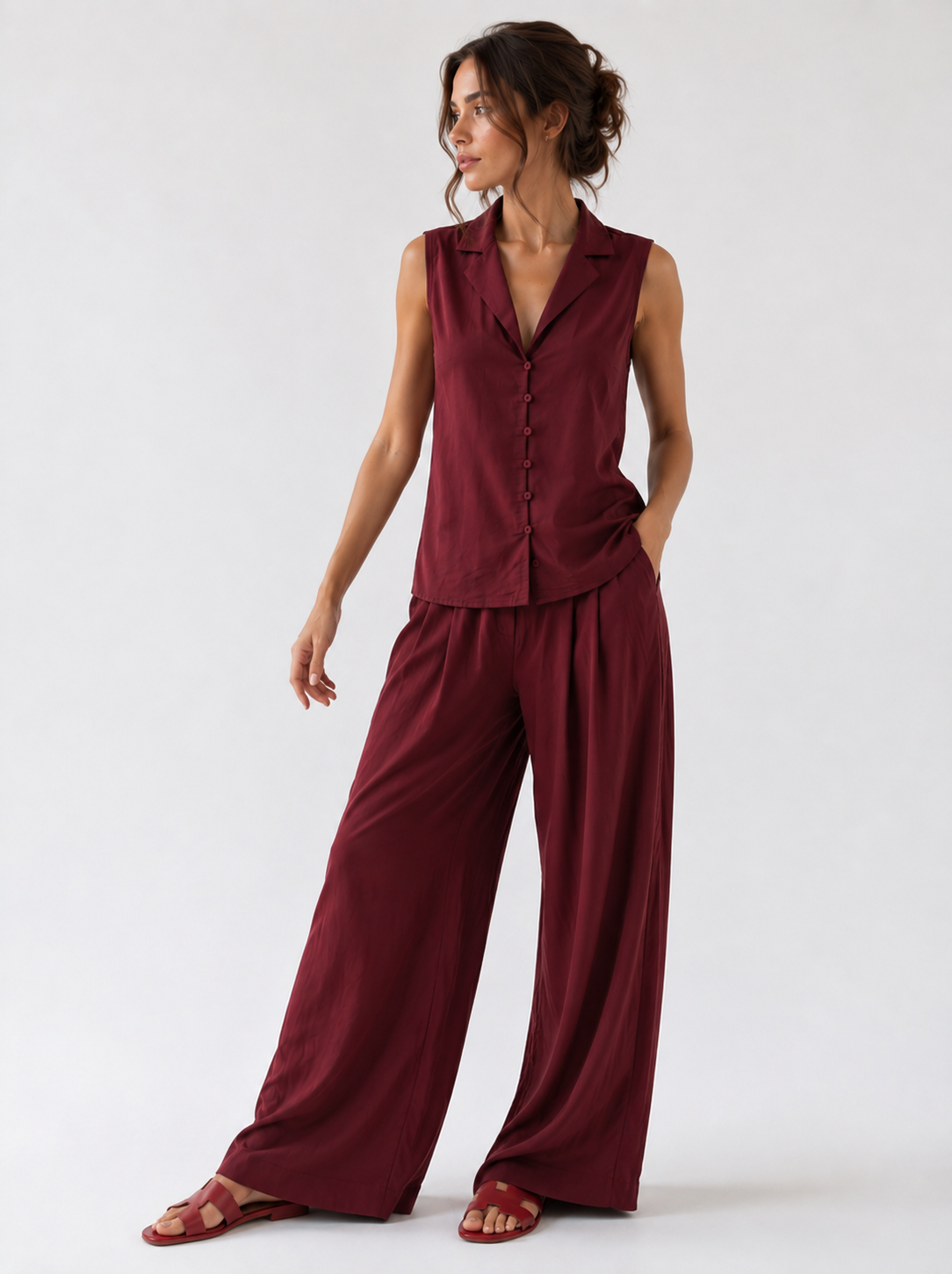 Coordinato Maelys – Bordeaux donna