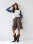 Smanicato Aveline - Panna Maglia donna