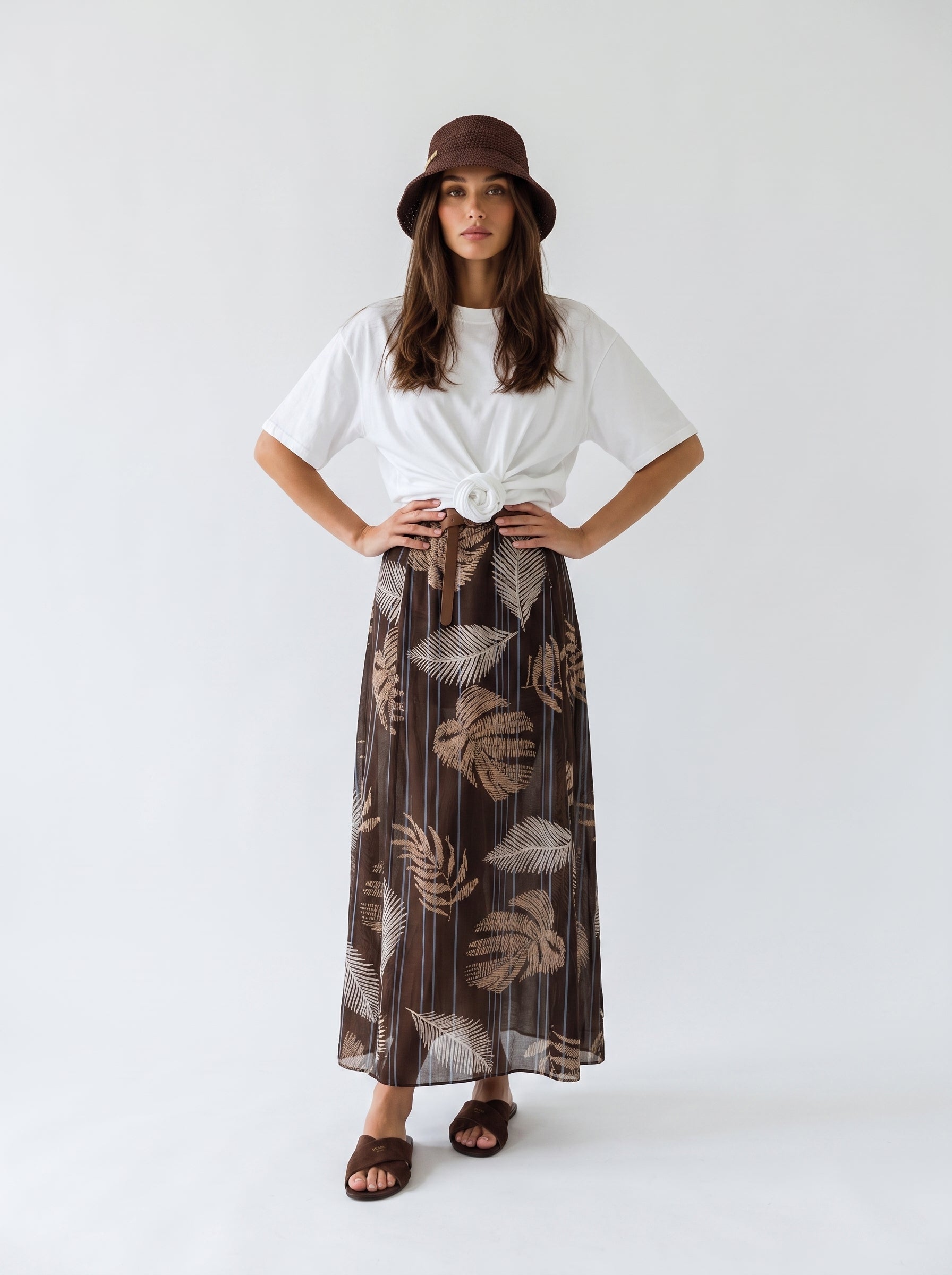 T-Shirt Brooklyn - Bianco donna