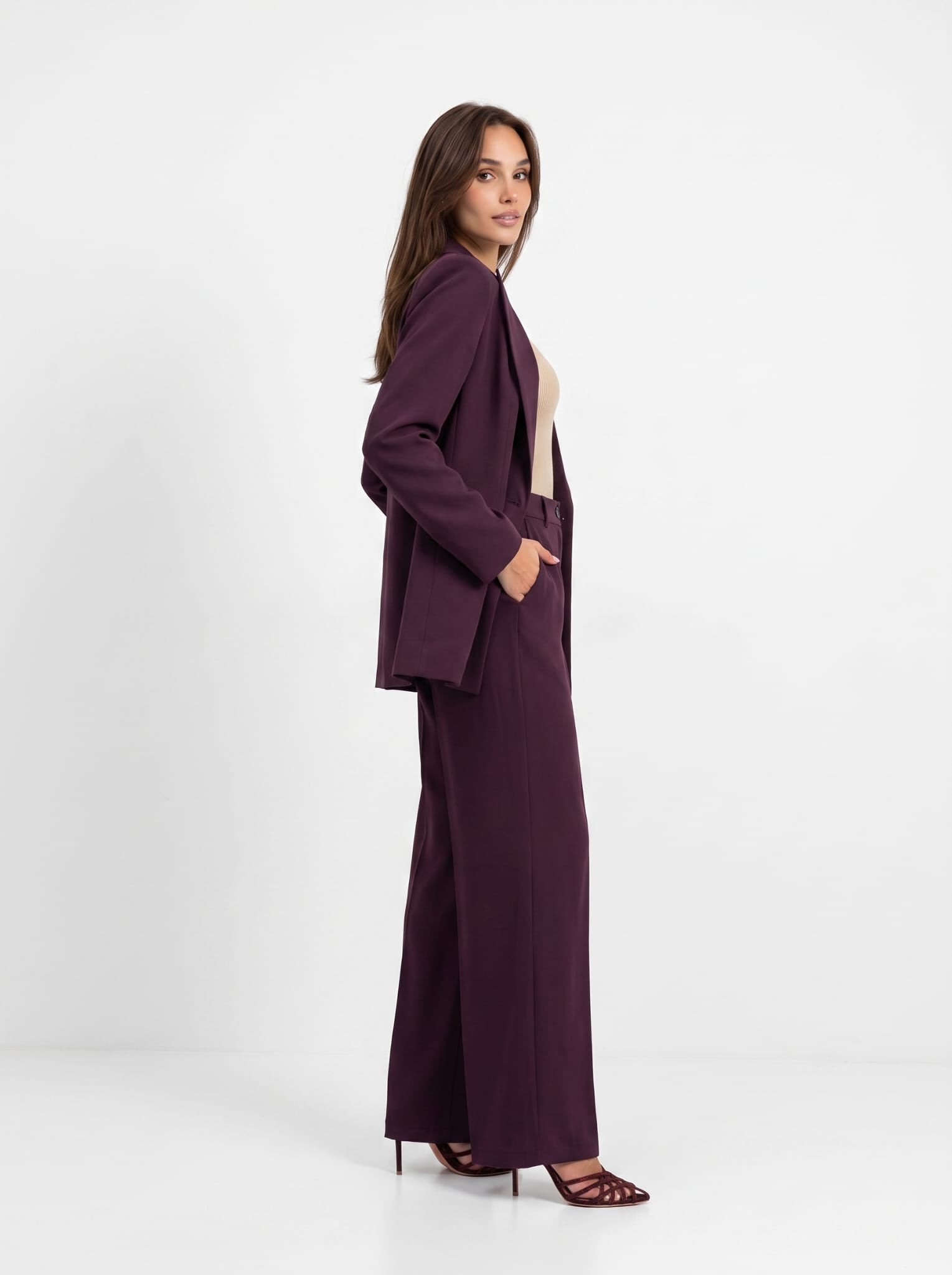 Tailleur Matilde - Bordeaux Tailleur donna