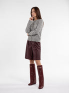 Bermuda Aline – Bordeaux Pantalone donna
