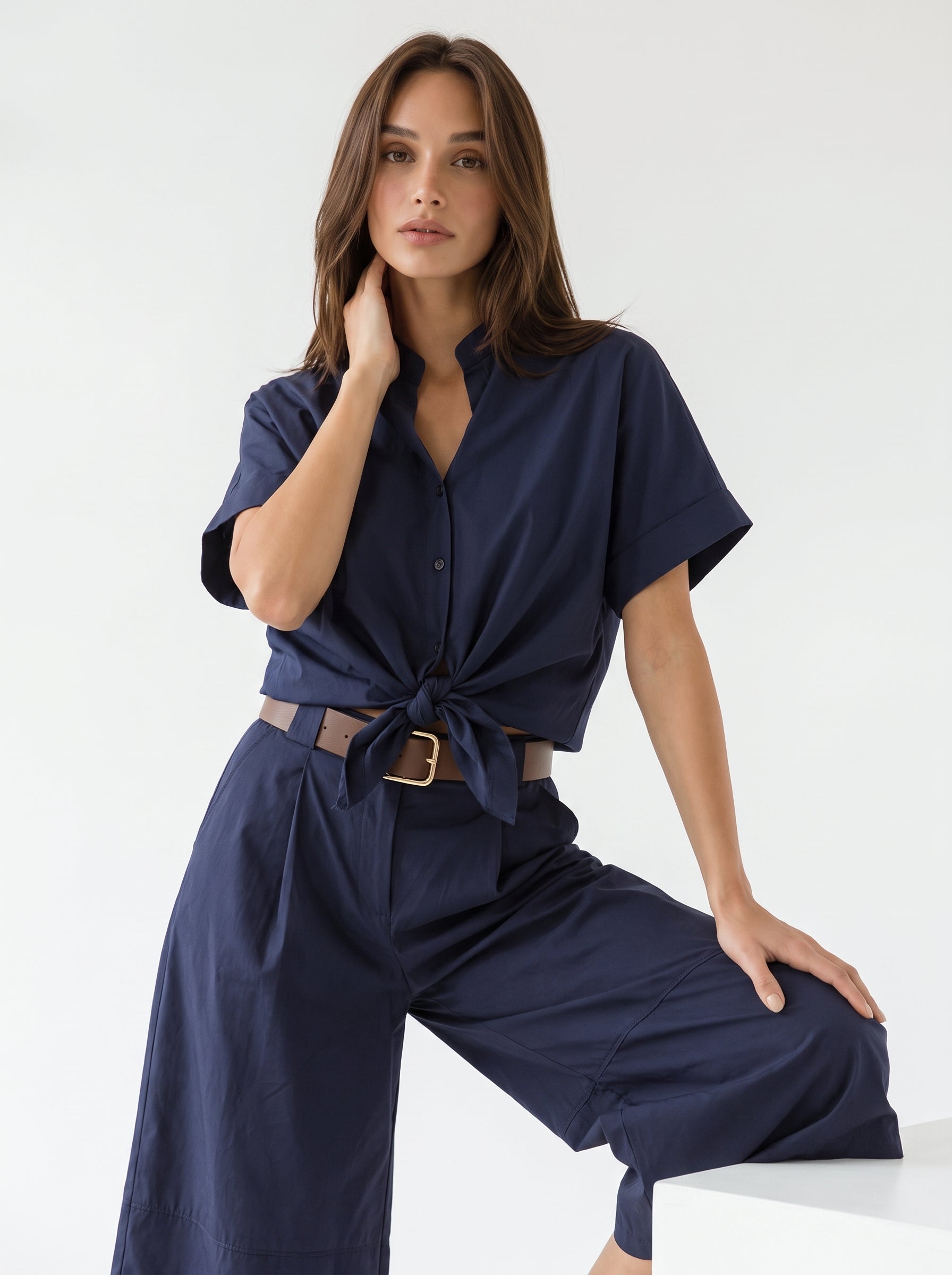 Camicia Odessa - Blu donna