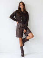 Cardigan Léonie - Testa di moro Cardigan donna