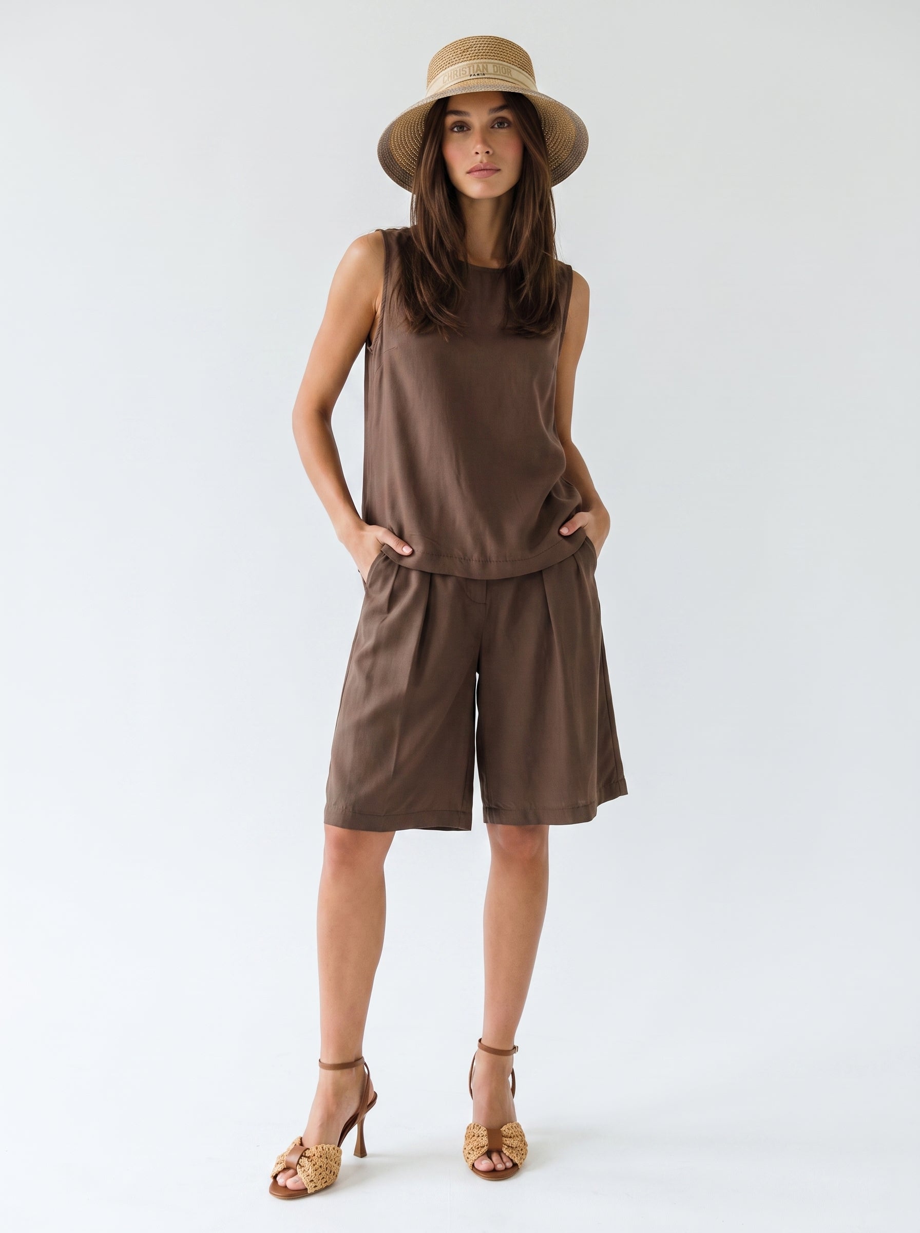 Coordinato Nerea – Marrone donna