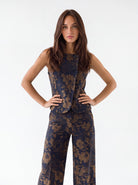 Coordinato Ariane – Blu Notte/Bronzo Coordinato donna