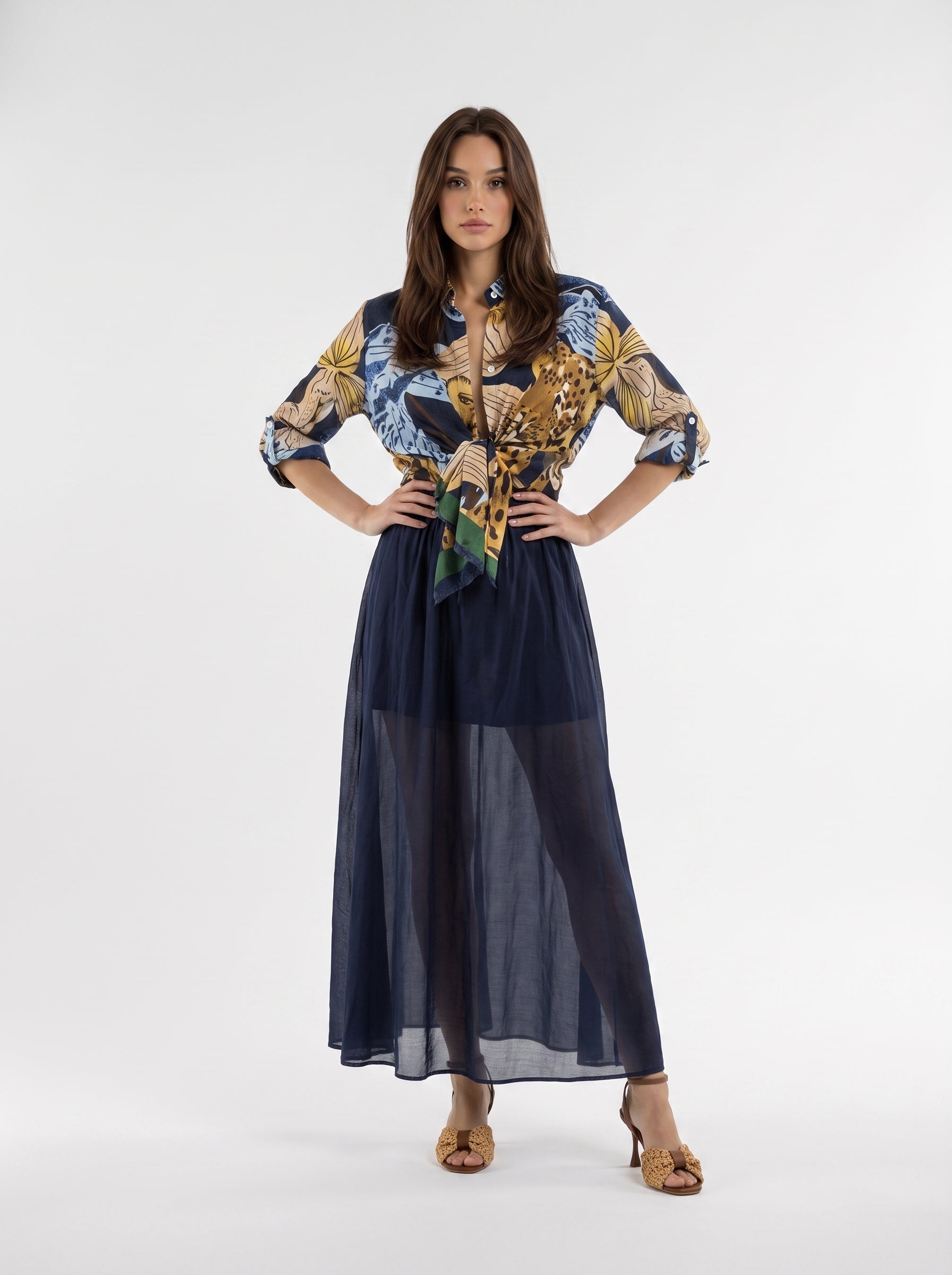 Gonna Dorotea - Blu donna