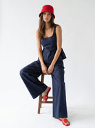 Pantalone Selene - Blu donna