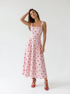 Abito Sakura - Rosa con Ciliegine donna